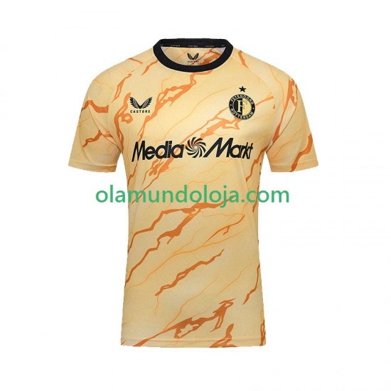 Camisola Feyenoord Rotterdam Homem Equipamento Quarto 2024-2025 Manga Curta